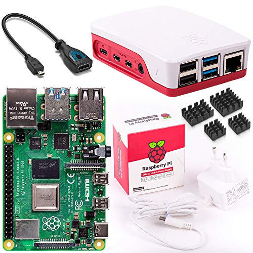 Vilros Raspberry Pi 4 Model B Basic Starter Kit Mit Offizielles Zubehör ...