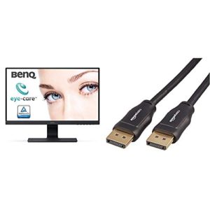 BenQ GW2480 60,45cm (23,8 Zoll) LED Monitor (Full-HD, Eye-Care, IPS-Panel Technologie, HDMI, DP, Lautsprecher)